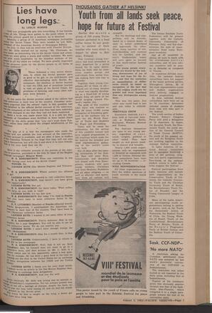   The Pacific Tribune - Friday, August 3, 1962   , page 7