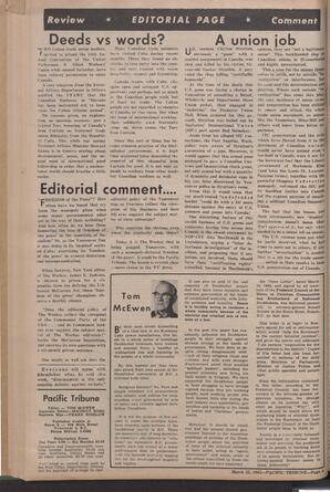   The Pacific Tribune - Friday, March 23, 1962   , page 4