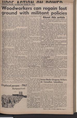   The Pacific Tribune - Friday, March 2, 1962   , page 7