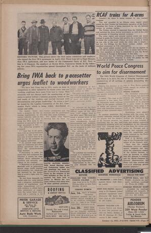   The Pacific Tribune - Friday, January 12, 1962   , page 10