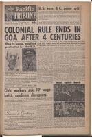 The Pacific Tribune - Friday, December 22, 1961