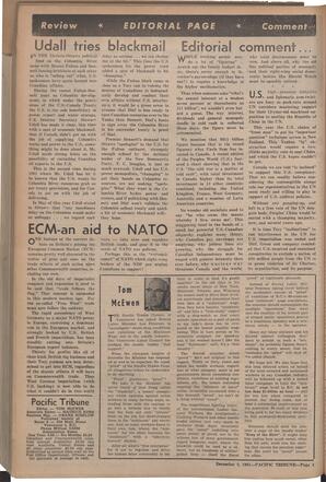   The Pacific Tribune - Friday, December 8, 1961   , page 4
