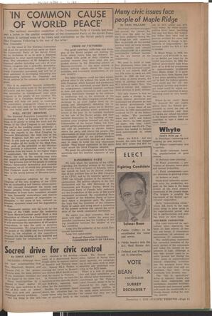   The Pacific Tribune - Friday, December 1, 1961   , page 11