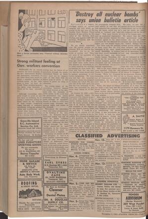   The Pacific Tribune - Friday, November 3, 1961   , page 10
