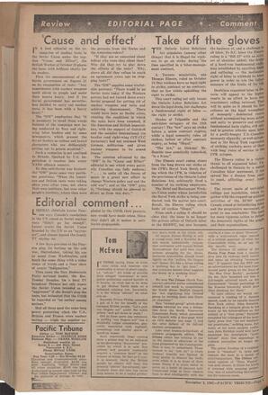   The Pacific Tribune - Friday, November 3, 1961   , page 4