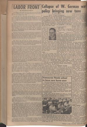   The Pacific Tribune - Friday, October 6, 1961   , page 2