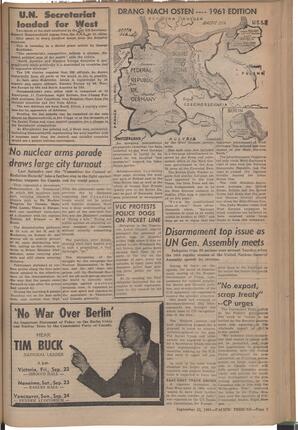   The Pacific Tribune - Friday, September 22, 1961   , page 3