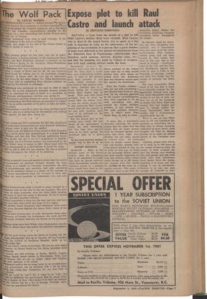   The Pacific Tribune - Friday, September 8, 1961   , page 7