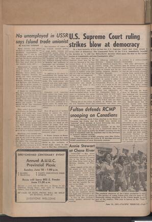   The Pacific Tribune - Friday, June 16, 1961   , page 8