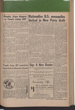   The Pacific Tribune - Friday, June 16, 1961   , page 7