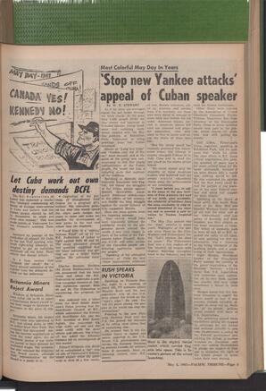   The Pacific Tribune - Friday, May 5, 1961   , page 3