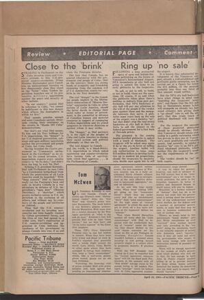   The Pacific Tribune - Friday, April 28, 1961   , page 4