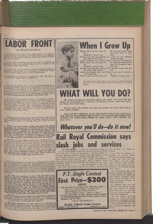   The Pacific Tribune - Friday, April 21, 1961   , page 7