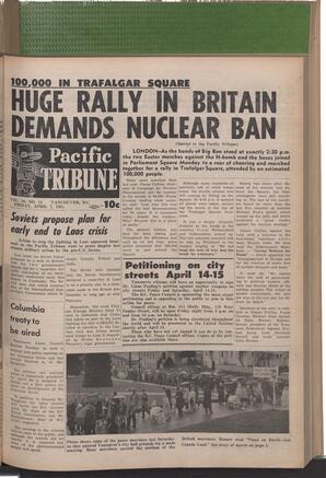   The Pacific Tribune - Friday, April 7, 1961   , page 1