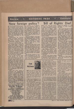   The Pacific Tribune - Friday, March 17, 1961   , page 4