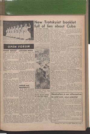   The Pacific Tribune - Friday, February 24, 1961   , page 5