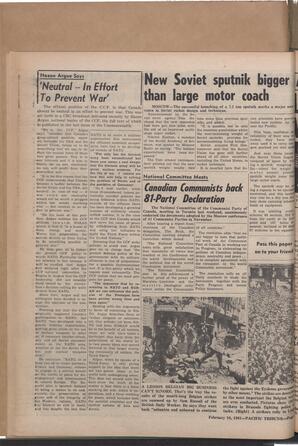  The Pacific Tribune - Friday, February 10, 1961   , page 8