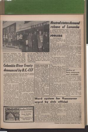   The Pacific Tribune - Friday, February 10, 1961   , page 3