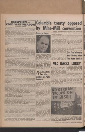   The Pacific Tribune - Friday, January 20, 1961   , page 12
