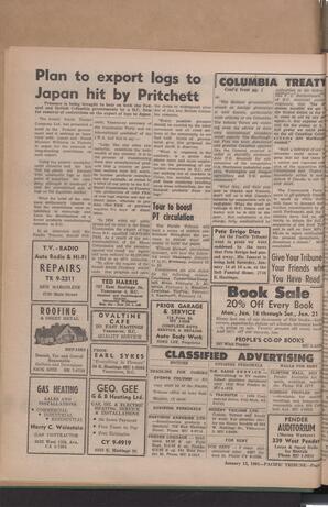   The Pacific Tribune - Friday, January 13, 1961   , page 6