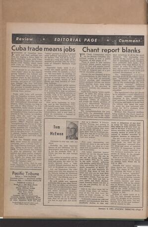   The Pacific Tribune - Friday, January 6, 1961   , page 4