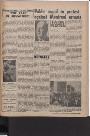   The Pacific Tribune - Friday, December 23, 1960   , page 7
