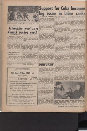   The Pacific Tribune - Friday, December 16, 1960   , page 12