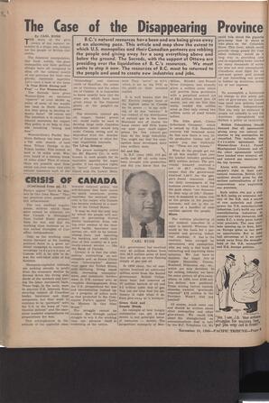   The Pacific Tribune - Friday, November 18, 1960   , page 6