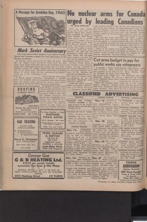   The Pacific Tribune - Friday, November 11, 1960   , page 6