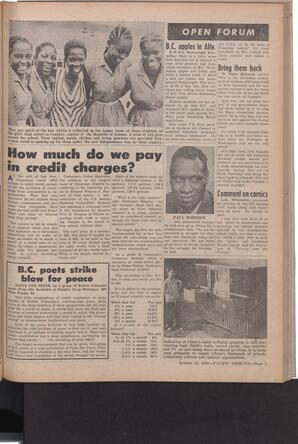   The Pacific Tribune - Friday, October 28, 1960   , page 5