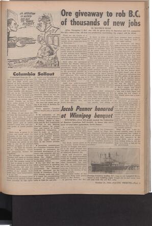   The Pacific Tribune - Friday, October 28, 1960   , page 3