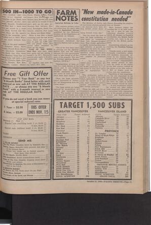   The Pacific Tribune - Friday, October 21, 1960   , page 11