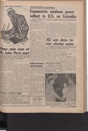   The Pacific Tribune - Friday, October 7, 1960   , page 3