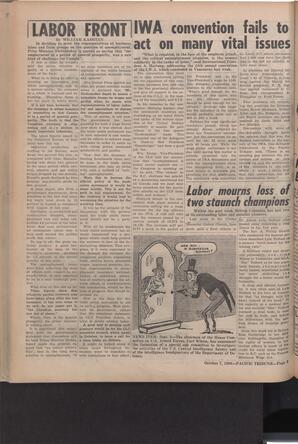   The Pacific Tribune - Friday, October 7, 1960   , page 2