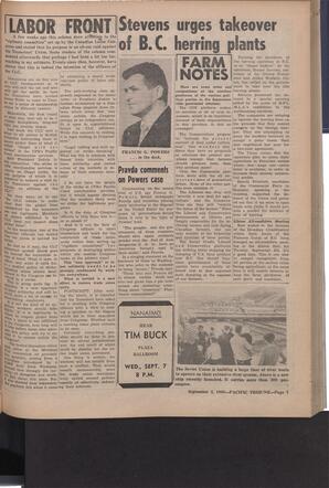   The Pacific Tribune - Friday, September 2, 1960   , page 7