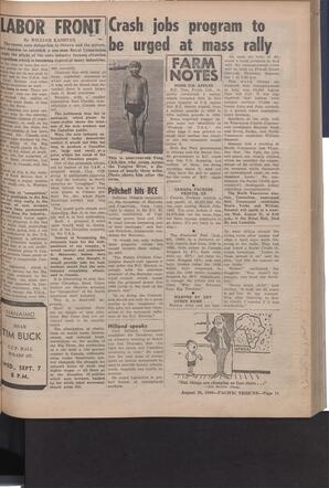   The Pacific Tribune - Friday, August 26, 1960   , page 11