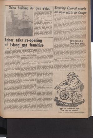   The Pacific Tribune - Friday, August 19, 1960   , page 3