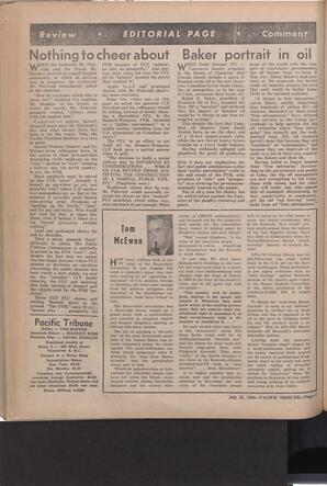  The Pacific Tribune - Friday, July 22, 1960   , page 4