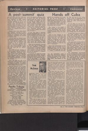   The Pacific Tribune - Friday, July 8, 1960   , page 4