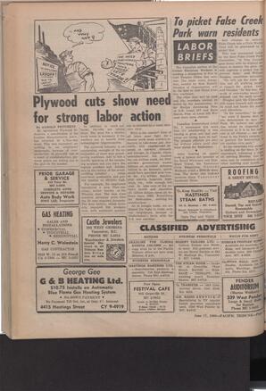   The Pacific Tribune - Friday, June 17, 1960   , page 6