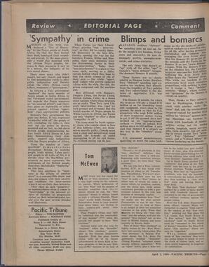   The Pacific Tribune - Friday, April 1, 1960   , page 4