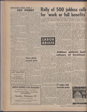   The Pacific Tribune - Friday, February 19, 1960   , page 8