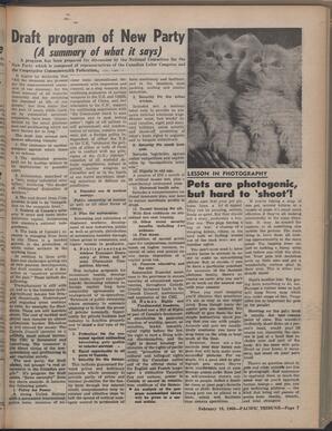   The Pacific Tribune - Friday, February 19, 1960   , page 7