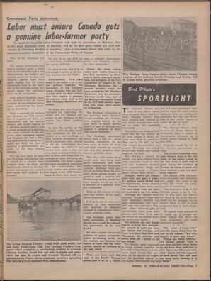   The Pacific Tribune - Friday, January 15, 1960   , page 7