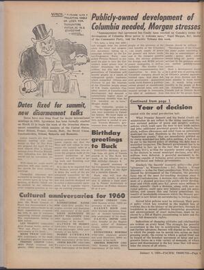   The Pacific Tribune - Friday, January 8, 1960   , page 8