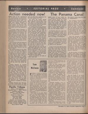   The Pacific Tribune - Friday, November 13, 1959   , page 4