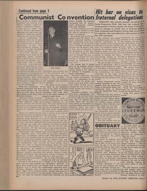   The Pacific Tribune - Friday, October 16, 1959   , page 8