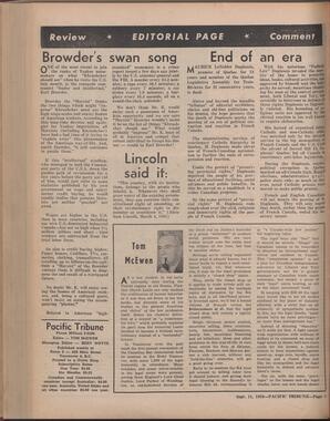   The Pacific Tribune - Friday, September 11, 1959   , page 4