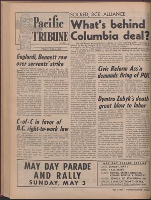   The Pacific Tribune - Friday, May 1, 1959   , page 12