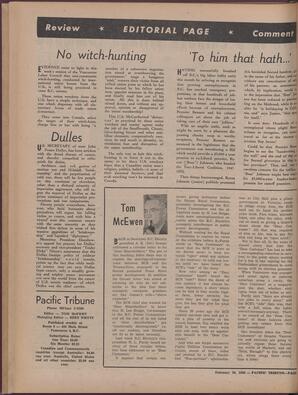   The Pacific Tribune - Friday, February 20, 1959   , page 4
